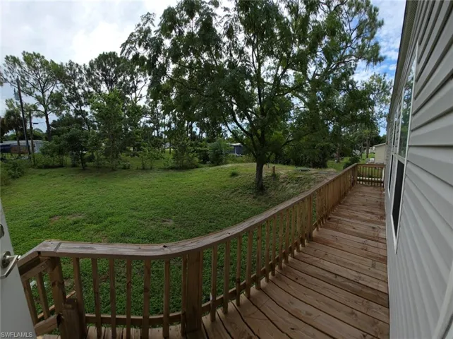 View of green lawn