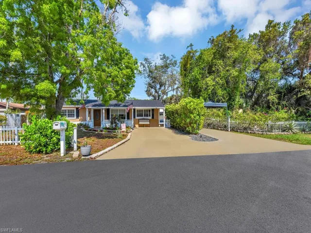View of single story home