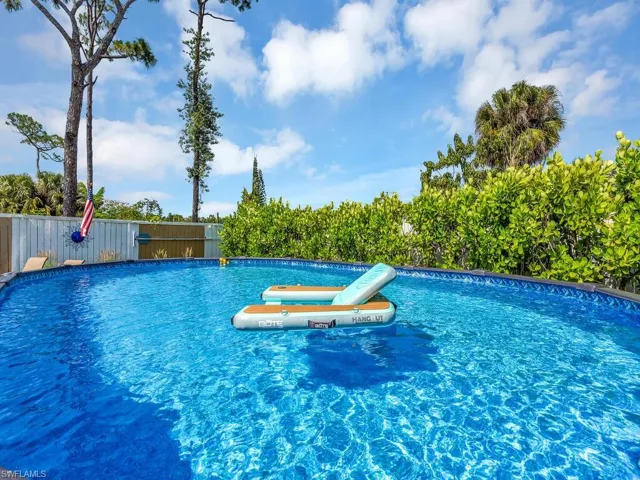 View of pool