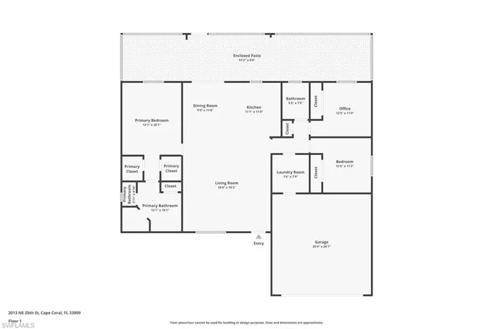 View of floor plan / room layout