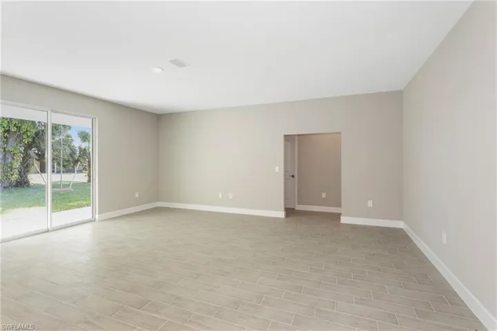 View of spare room