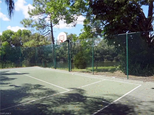 View of basketball court