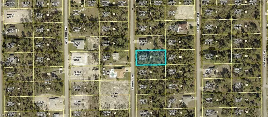 Aerial view of property's location