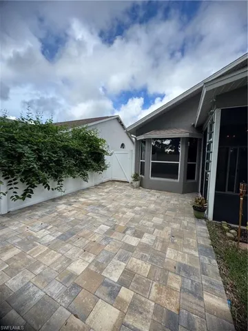 View of patio / terrace with a gate