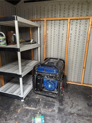 View of storage room