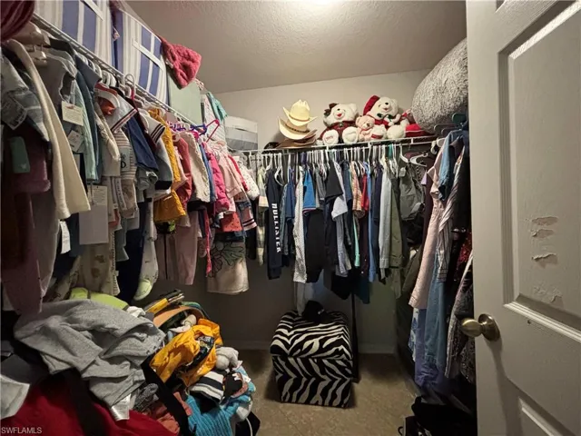 View of spacious closet