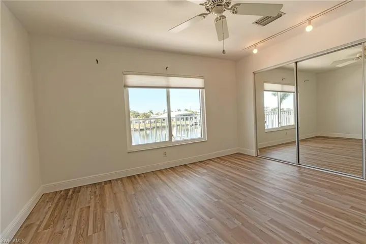 One of two bedrooms