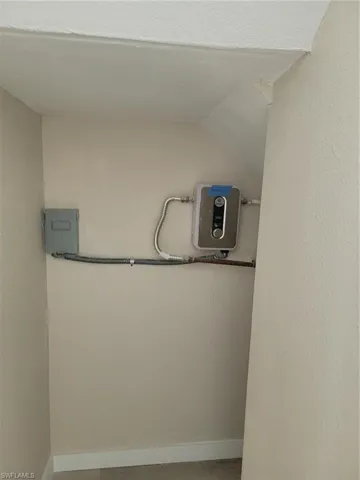 Laundry room and tankless water heater