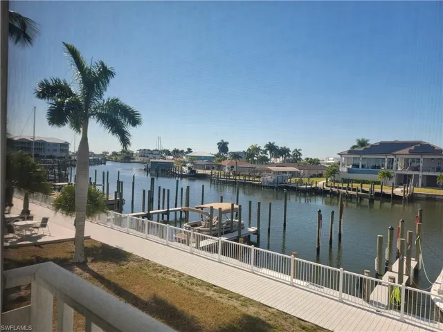 View of dock from bedroom