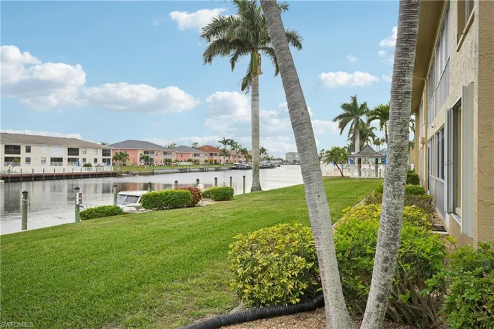 View of yard featuring a water view