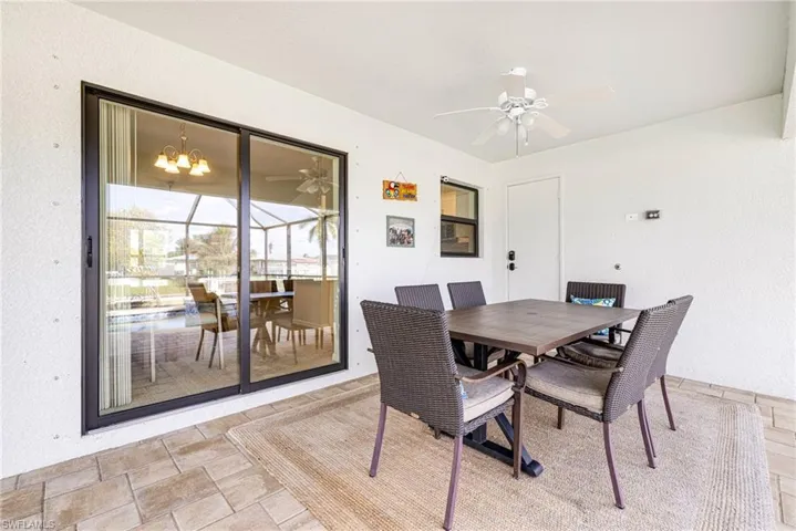 Spacious under truss lanai area & sliders to Great Room