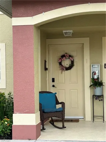 Property entrance featuring a porch