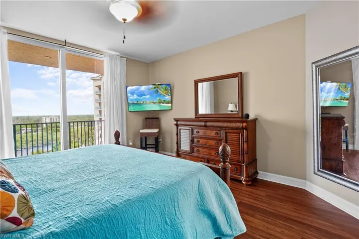 Master Bedroom with private balcony