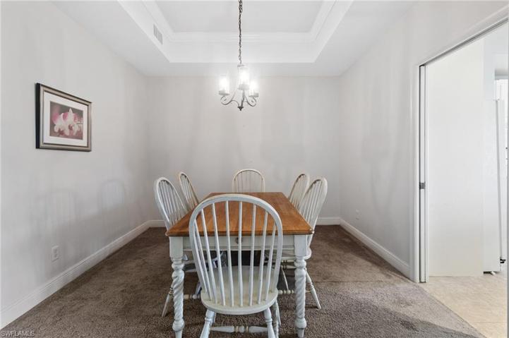 Formal Dining Area with Tray Ceilings