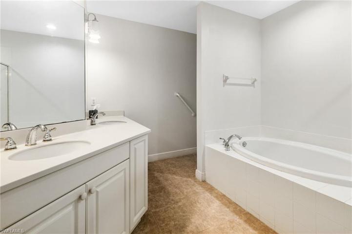 Master Bathroom with double Sinks