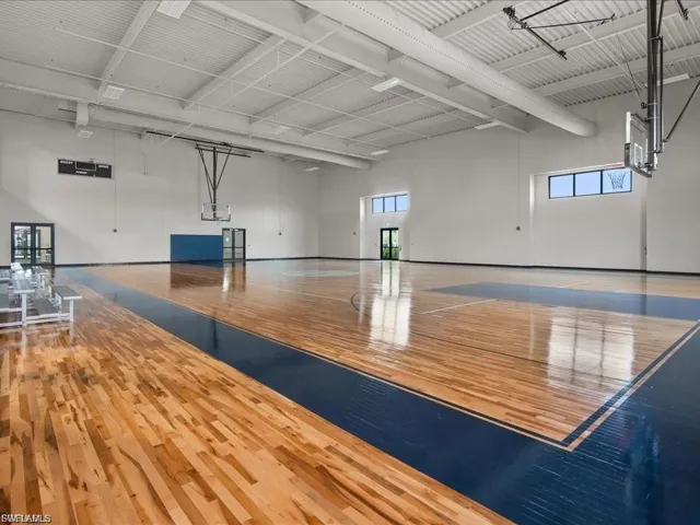 View of sport court featuring community basketball court and plenty of natural light