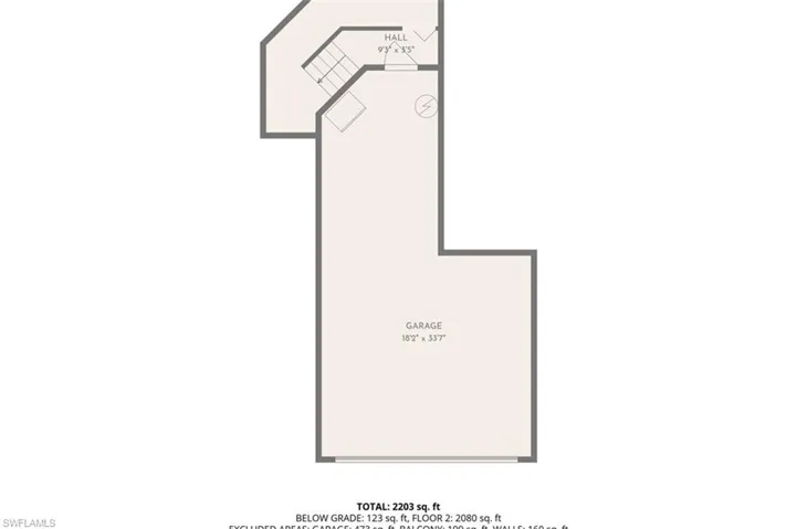 Tandem garage floor plan
