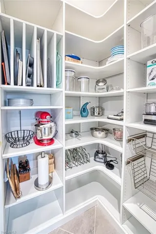 Designed and installed by Closet Factory - lots of storage space