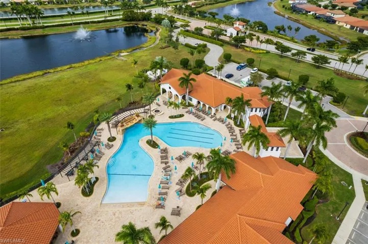 Town center pool area