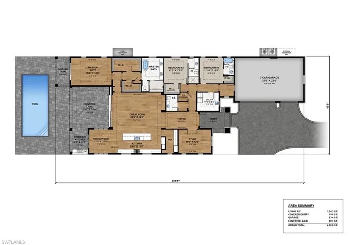 View of floor plan / room layout