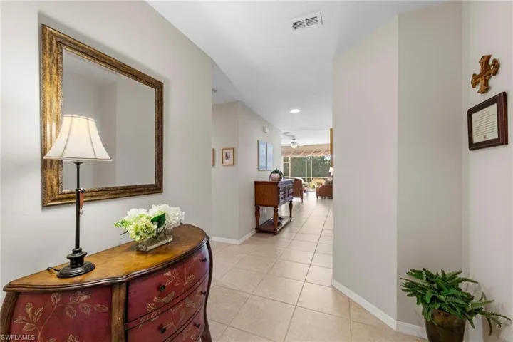 View from foyer into living area