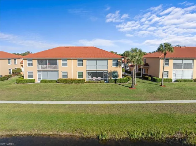 Aeriel view of rear of condo - lower right