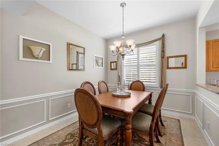 Elegant formal dining room