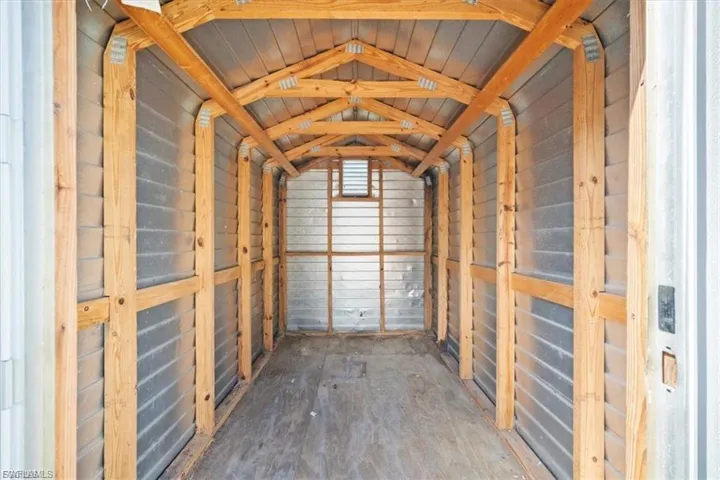 View of storage area
