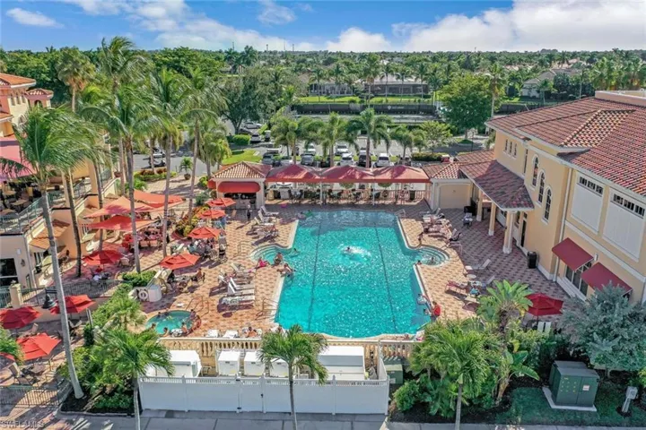 View of marina front pool
