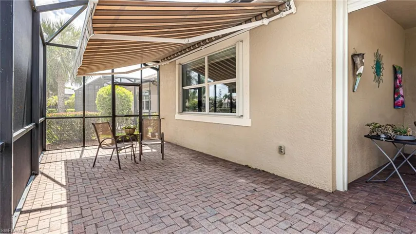 Awning on lanai