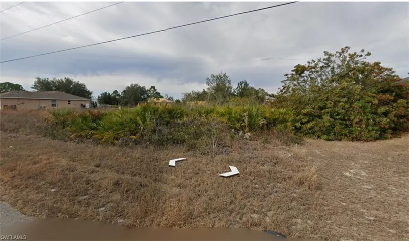 View of undeveloped land