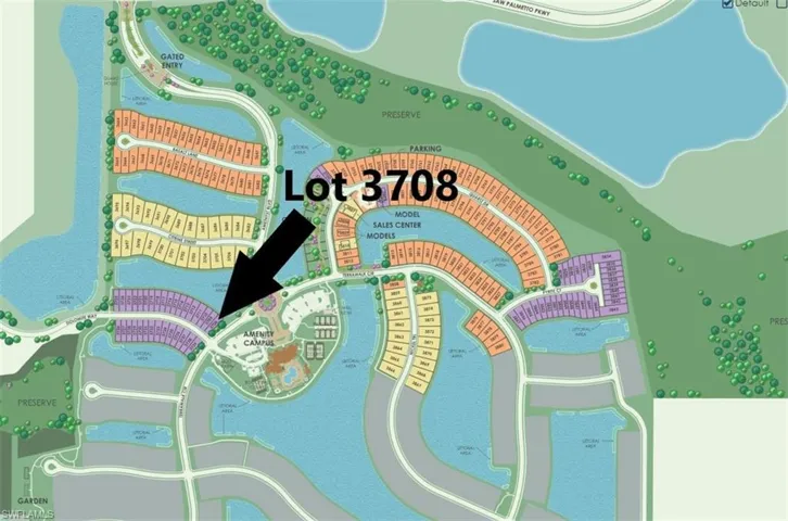 Homesite map - 3708