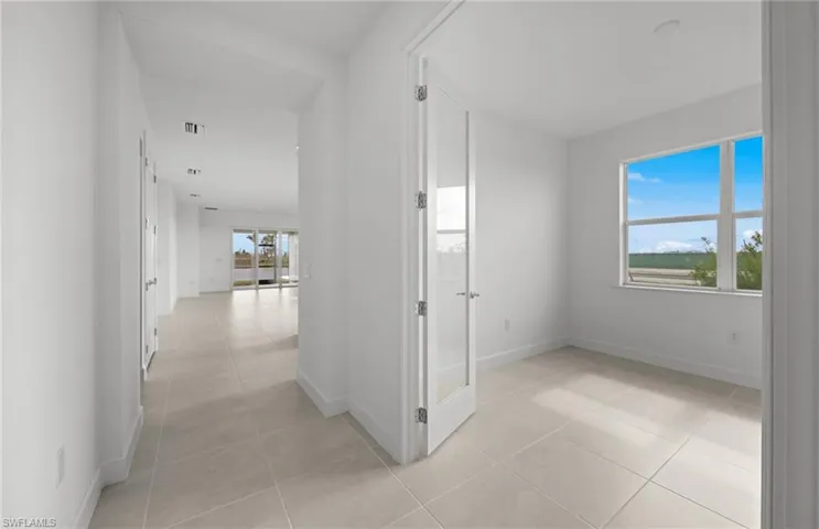 Foyer & enclosed den