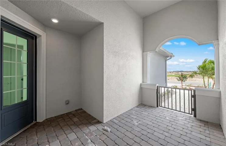 Gated patio