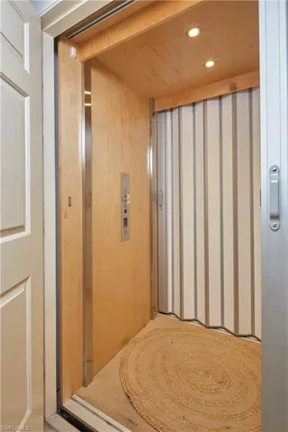 Newly refurbished private elevator, just off the foyer.