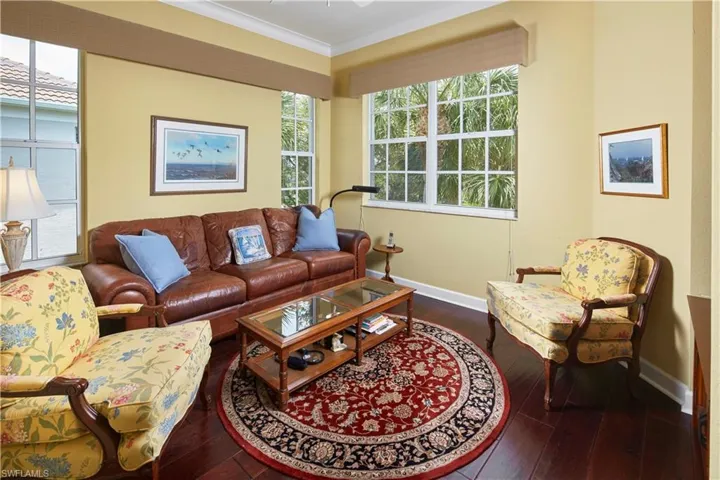 Currently being utilized as a den, this space could easily serve as a guest bedroom when you have a "full" house.