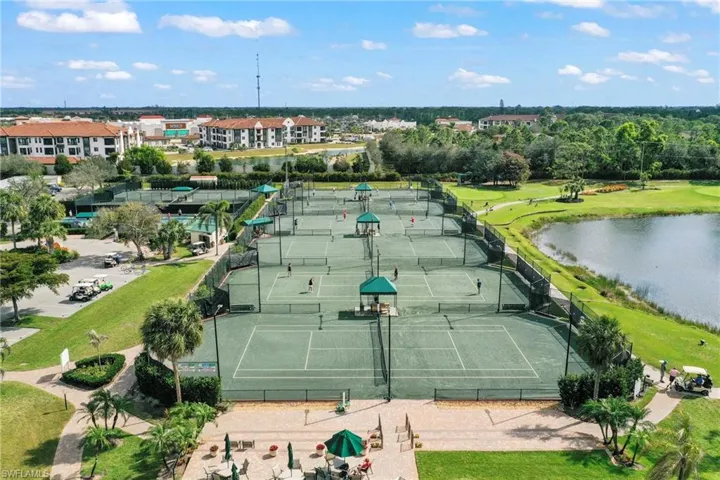 Aerial View Tennis