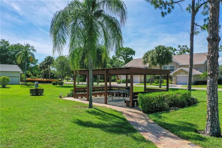 Gazebo Greenbelt Area in Front of Condo