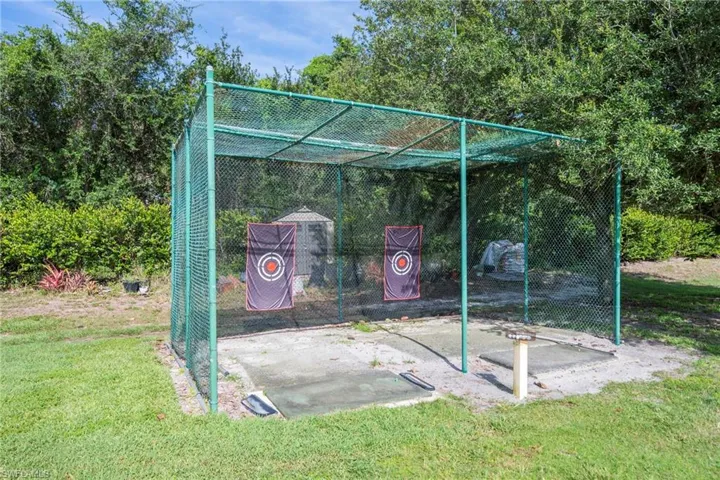 Golf Target Practice Area