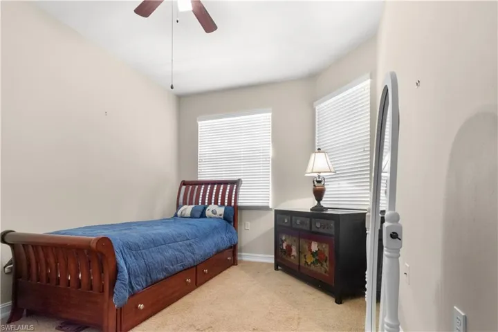 Guest bedroom with trundel beds
