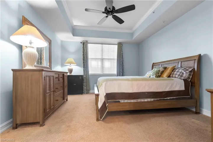 The primary bedroom features a spacious walk-in closet