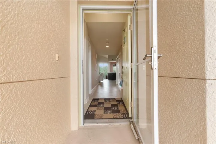 Your entry also features a storm door