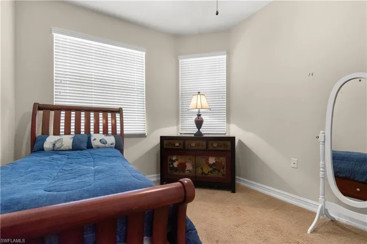 Gues bedroom is also at the front of the home