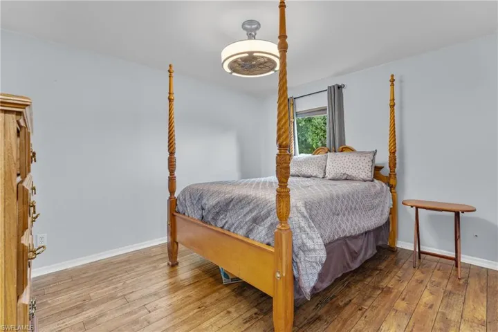 Bedroom featuring light wood-style flooring