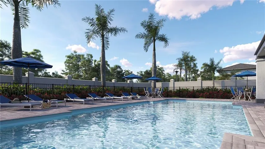 Architectural Rendering Heated Community Clubhouse Pool