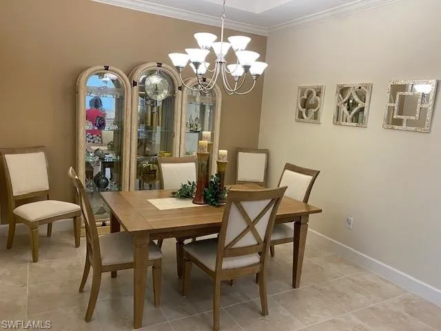 Beautiful dining with seating for six