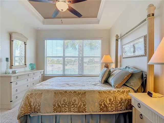 Master bedroom with stylish furnishings