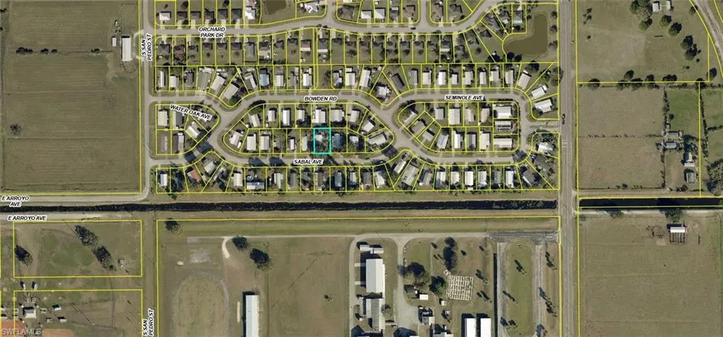 Map of property location featuring property boundaries highlighted
