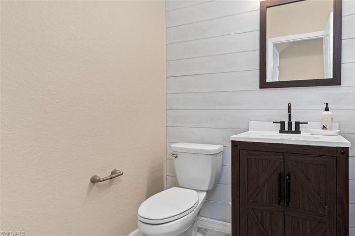 1/2 bath downstairs off of living room