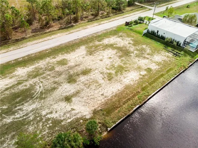 Aerial view 3252 and 3256 Old Burnt Store Rd N